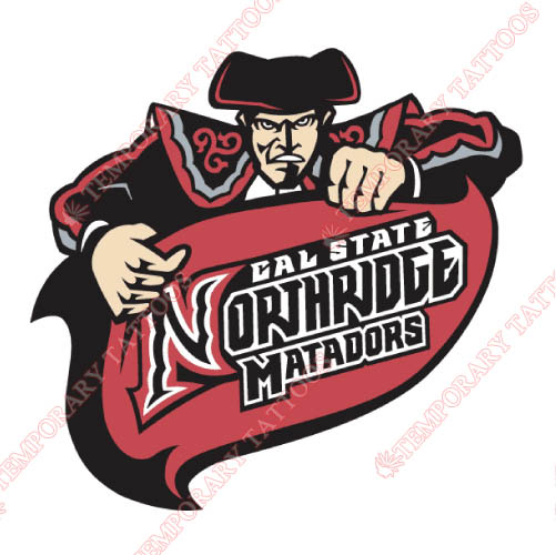 Cal State Northridge Matadors Customize Temporary Tattoos Stickers NO.4071